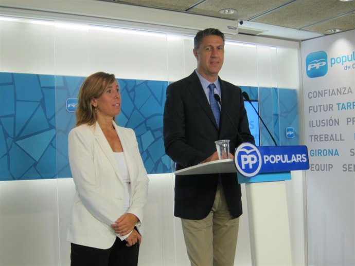 X.García Albiol y A.Sánchez Camacho  (Archivo)