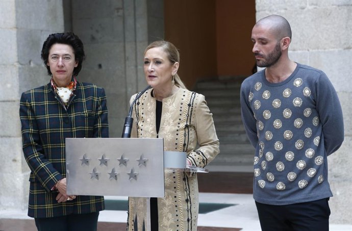 Cristina Cifuentes, en la rueda de prensa de la programación sobre Cervantes