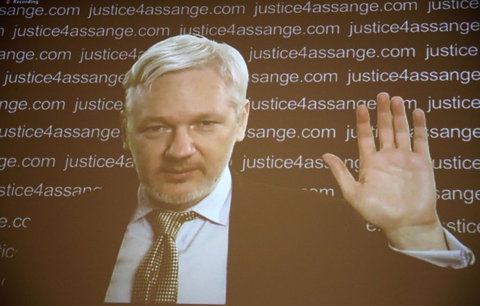Comparecencia Julian Assange febrero 2016 