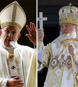 El Papa Francisco y el Patriarca Kirill de Moscú