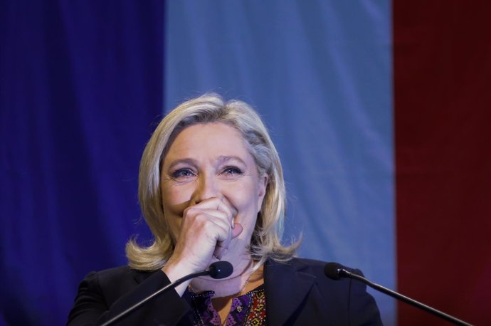 La líder del partido ultraderechista Frente Nacional, Marine Le Pen