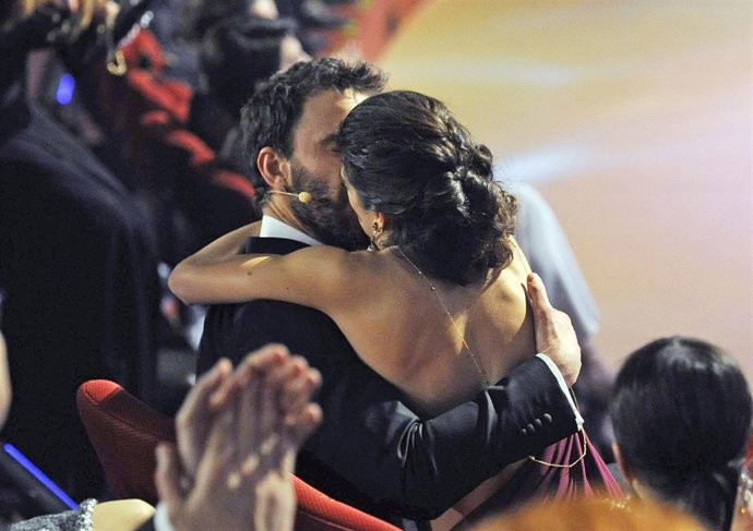 Dani rovira y clara lago en los goya 2015                      