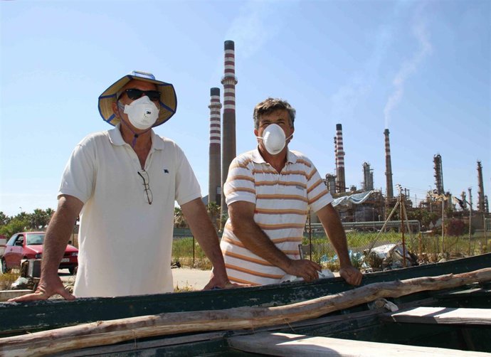 Verdemar protesta por los índices de contaminación en el Campo de Gibraltar
