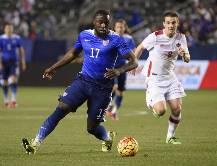 Jozy Altidore, ex del Villarreal, con la selección de Estados Unidos
