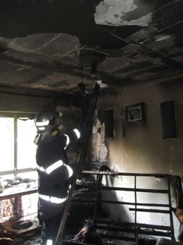 Incendio en una vivienda de El Puerto de Santa María