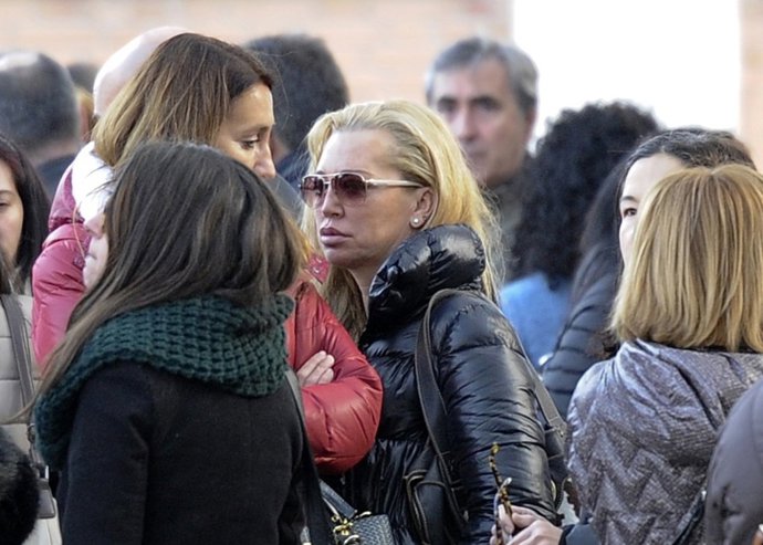 Belén Esteban en el entierro de Belén Aguilar/Ivan Del Monte