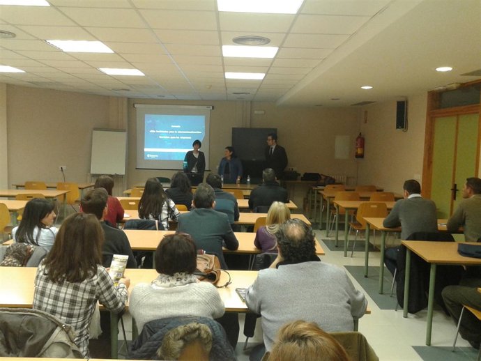 Jornada sobre internacionalización de empresas celebrada en Ejea 