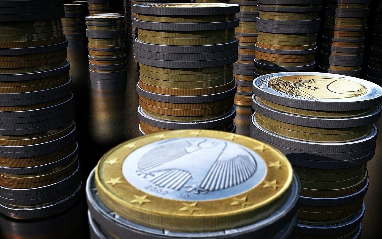 Monedas apiladas