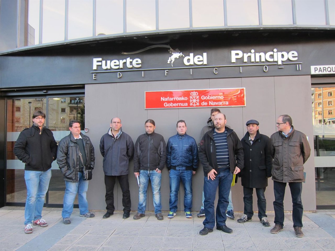 Representantes sindicales de General Electric Buñuel y Tudela.