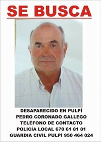 Buscan a un vecino de Pulpí de 66 años desaparecido desde el sábado