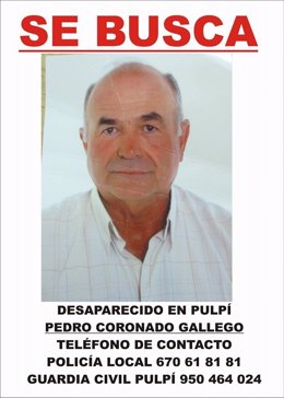 Pedro Coronado, desaparecido 