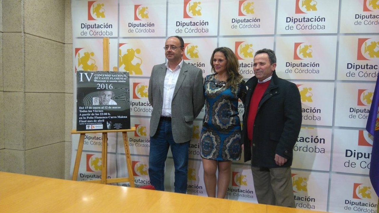 Barbero presenta el IV Concurso Nacional de Cante Flamenco Curro Malena