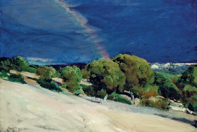 Paisaje de Joaquín Sorolla del fondo del Museo Sorolla