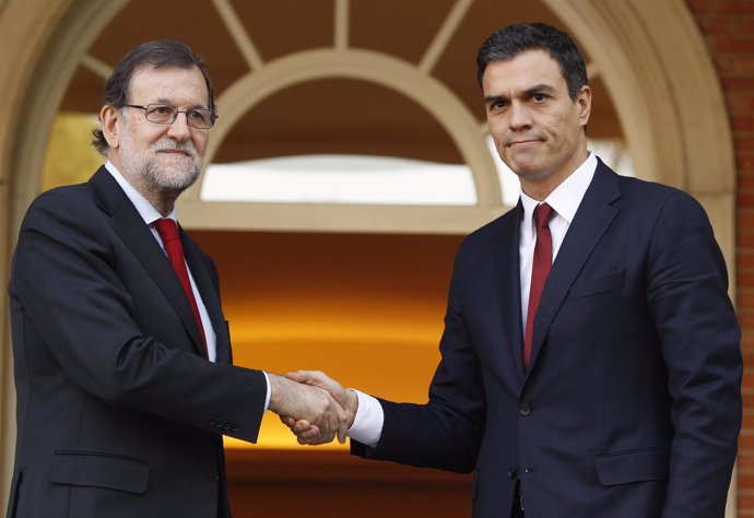 Mariano Rajoy y Pedro Sánchez, reunión en la Moncloa 