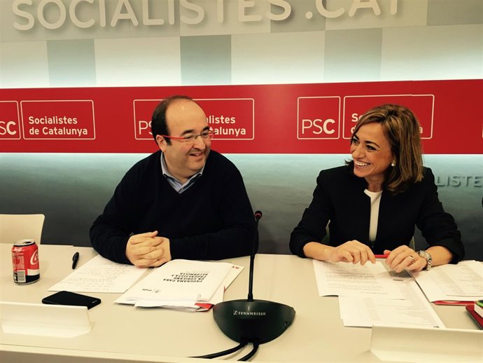 Miquel Iceta, Carme Chacón, PSC