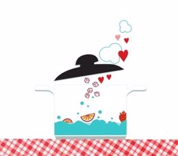 Fragmento del cartel del catálogo de menús de San Valentín