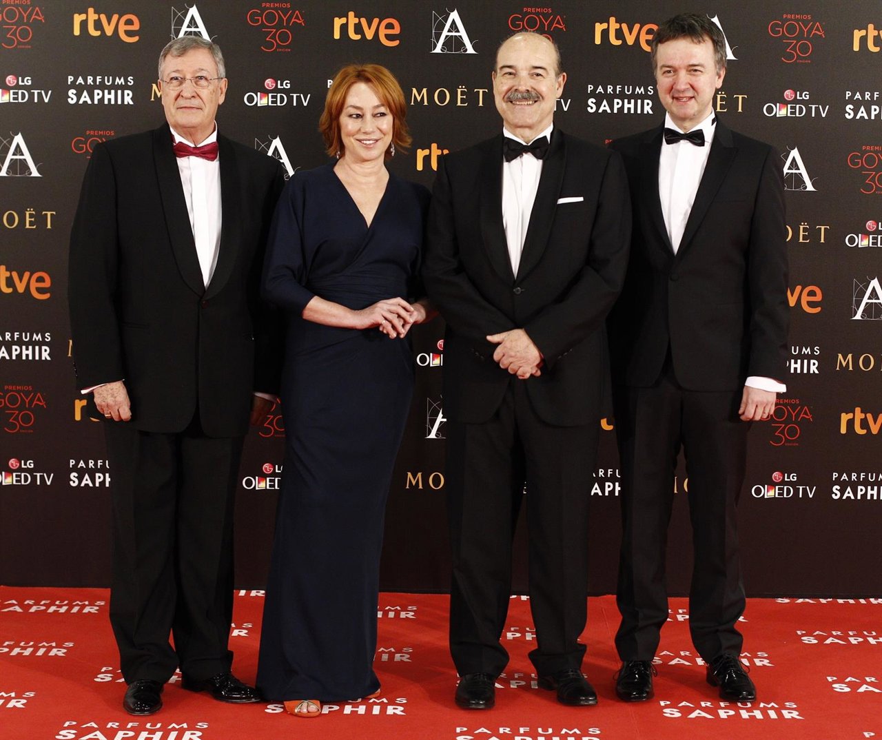 Resines, director de la Academia de Cine, en la alfombra roja de los Goya 2016