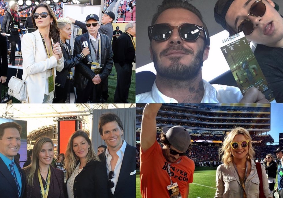 Super Bowl: David Beckham, Gisele Bündchen, Michael Douglas y muchos más