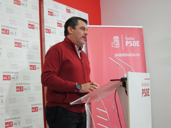 El secretario de Organización del PSOE de Huelva, Jesús Ferrera. 