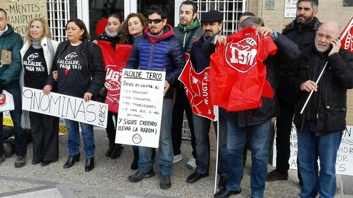 Huelga indefinida trabajadores municipales de Los Palacios