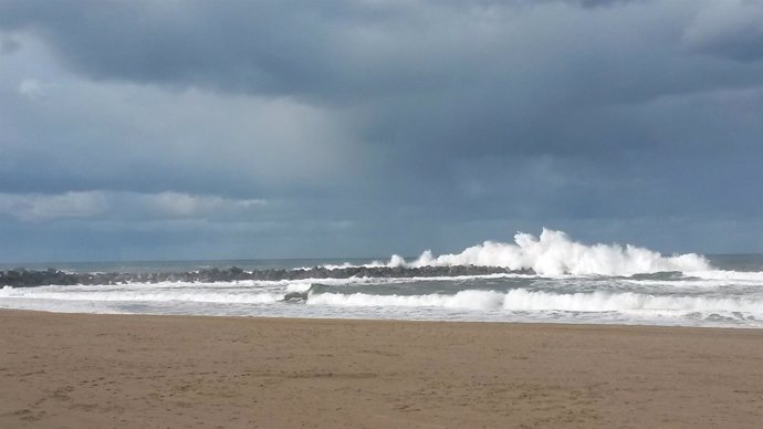 Oleaje en San Sebastián