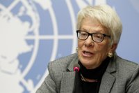 Del Ponte describe como "buena" la intervención militar rusa en Siria