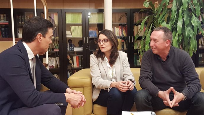 Sánchez con Oltra y Baldoví