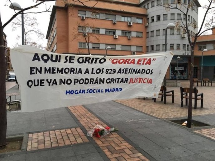 Pancarta de Hogar Social Madrid