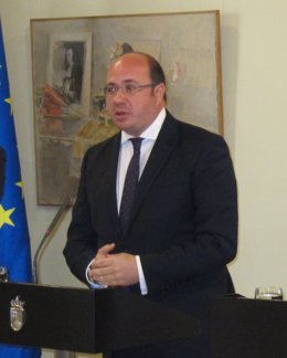 El presidente del Gobierno regional, Pedro Antonio Sánchez
