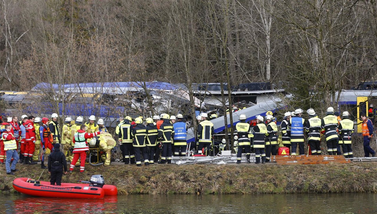 Bad Aibling (Alemania) Accidente de dos trenes en Baviera