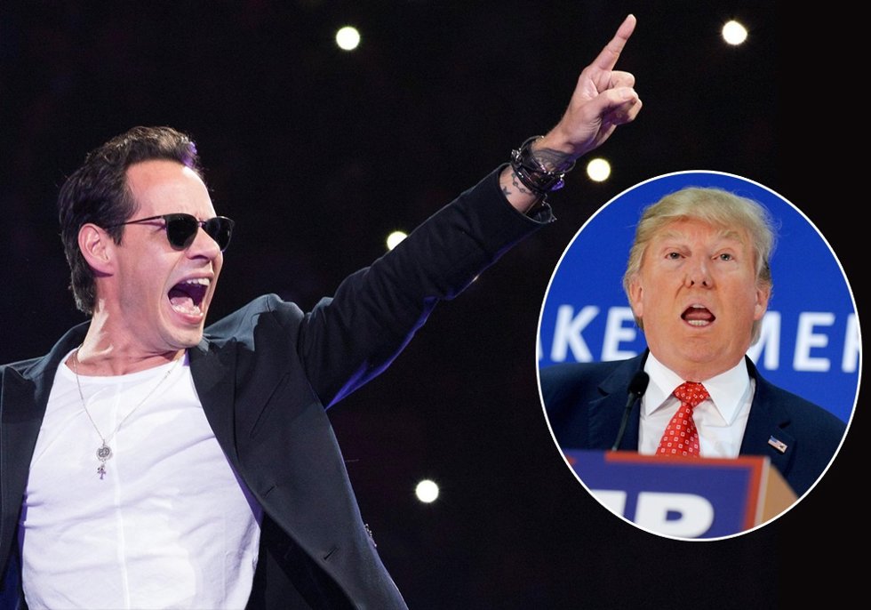 Marc Anthony insulta a Donald Trump en uno de sus conciertos