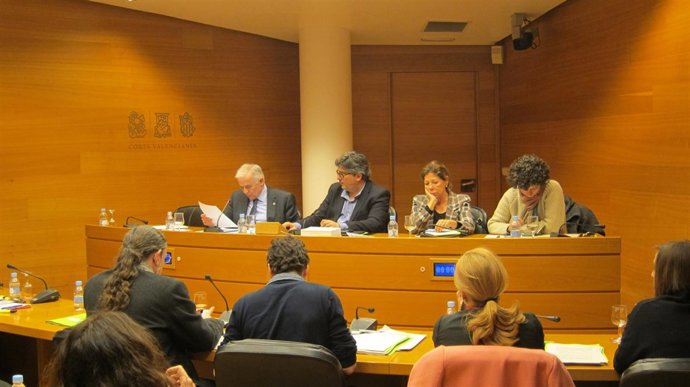 El fiscal superior de la Comunitat en una comisión de las Corts