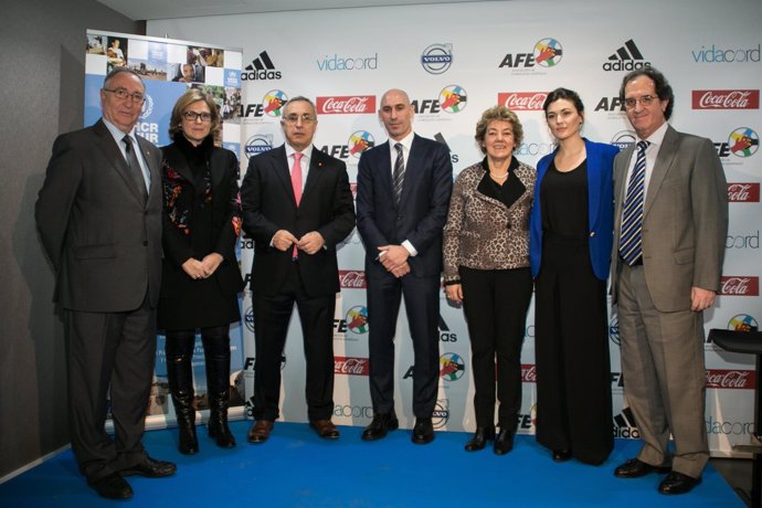 Presentación del acuerdo entre AFE y ACNUR, con Luis Rubiales y Blanco
