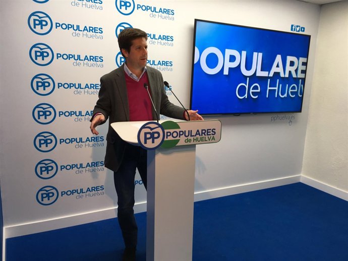 El parlamentario del PP de Huelva Guillermo García Longoria. 