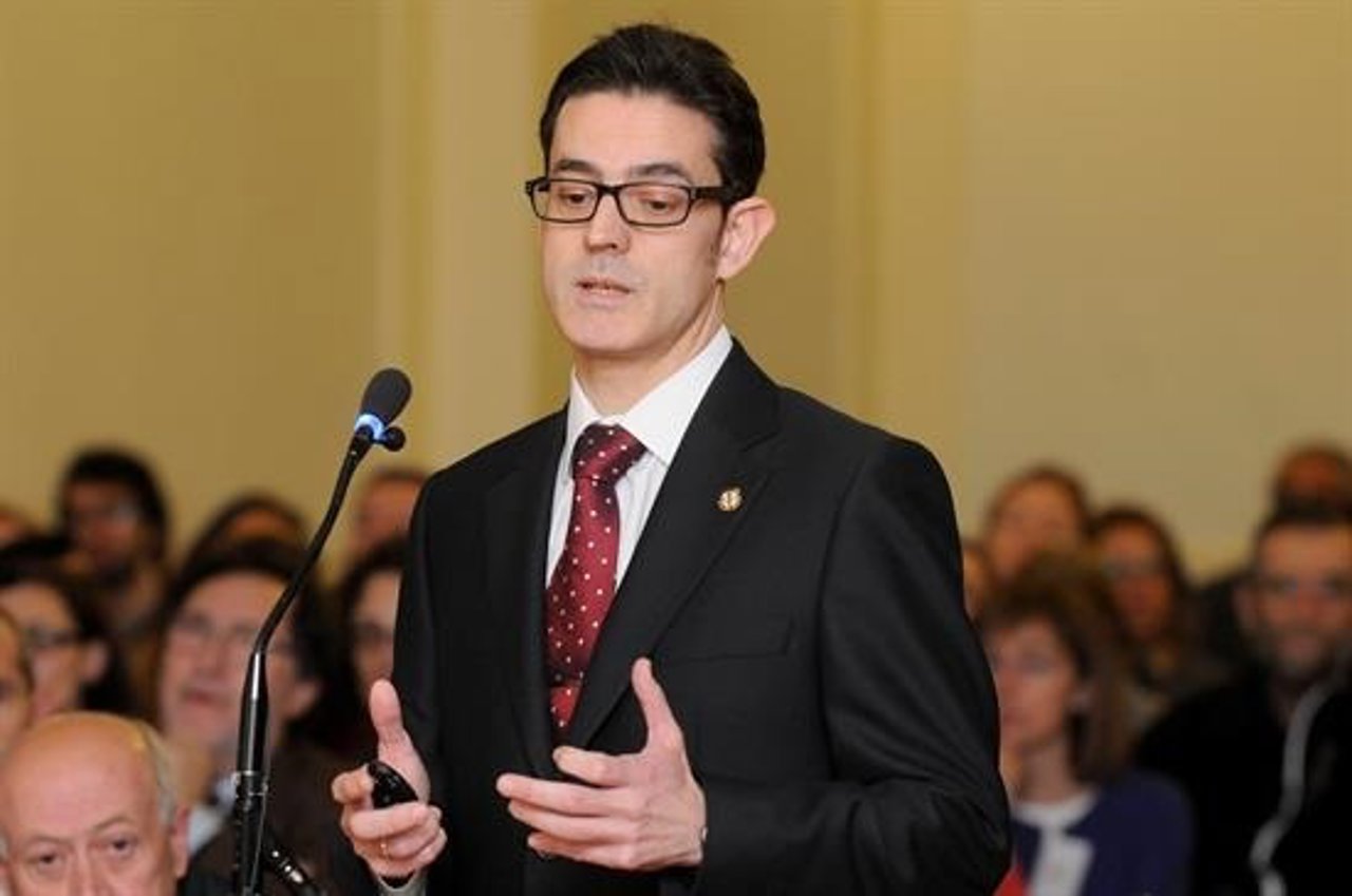 El médico forense, Ignacio Alija, durante su declaración. 