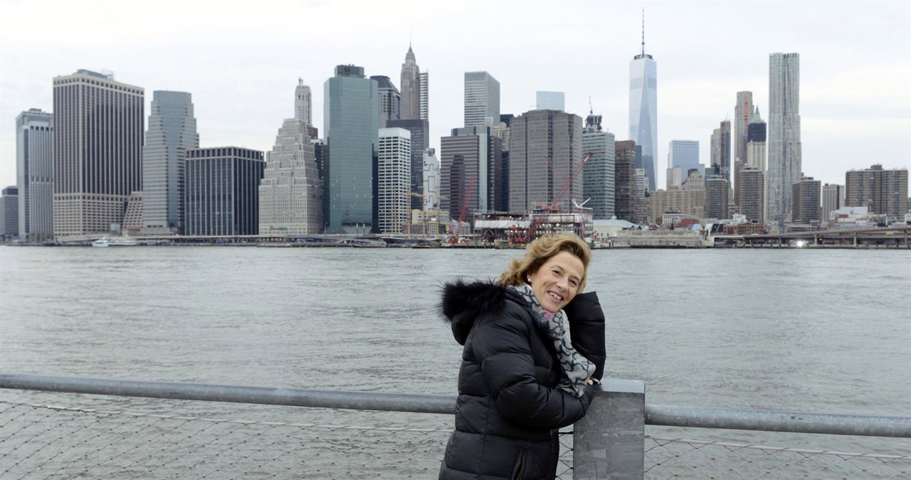 La escritora Julia Navarro en Nueva York                  