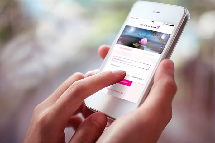 Compras en Internet con Iphone Vente privee móvil 