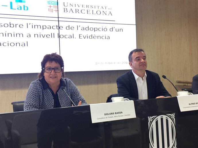 La consellera D.Bassa y A.Bosch (ERC)