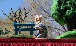 Títeres de la obra 'La bruja y don Cristóbal'