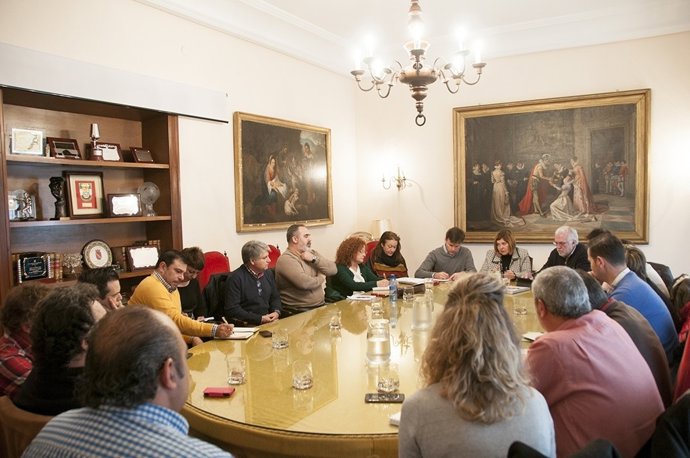 Reunión de Grupos de Acción Local con Diputación de Cáceres