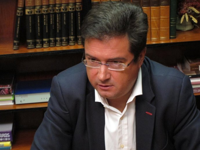 El portavoz del PSOE en el Senado, Óscar López