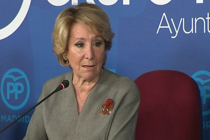 Esperanza Aguirre: Dirán sobre mí que soy "vieja corrupta"