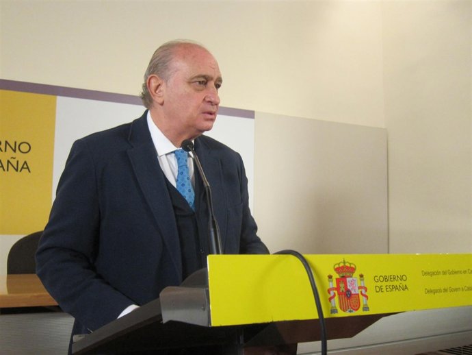 El ministro del Interior, Jorge Fernández Díaz