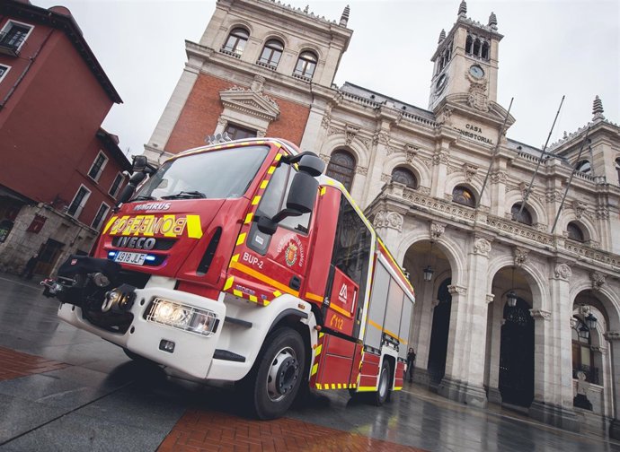 Camión de bomberos de Iveco en Valladolid