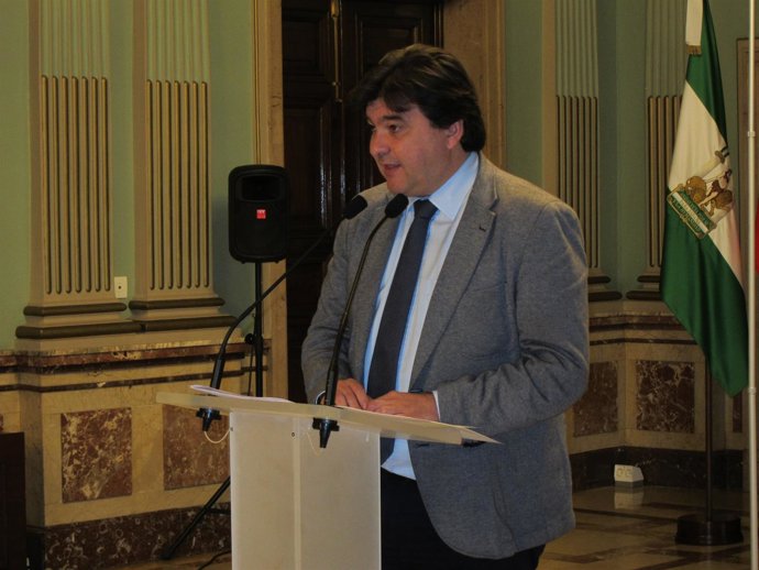 El alcalde de Huelva, Gabriel Cruz. 
