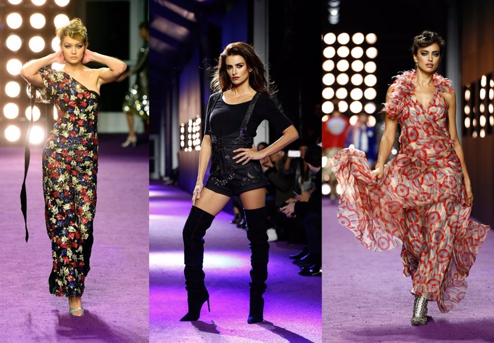 Penélope Cruz compite en la pasarela con... ¡Irina Shayk y Gigi Hadid!