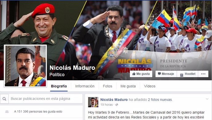 Facebook Maduro