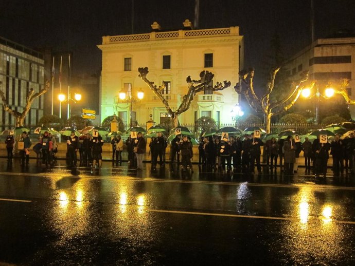 CONCENTRACIÓN INTERINOS DE CCOO LA RIOJA