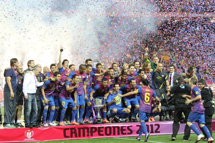 Celebracion Barcelona Copa Del Rey
