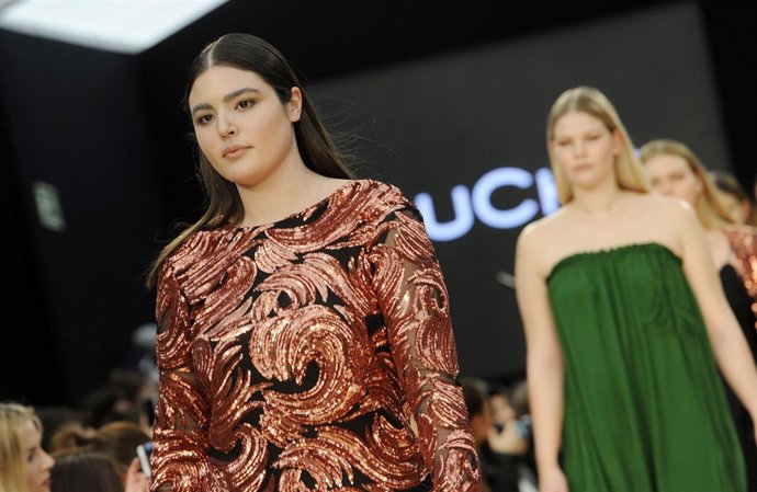 100216. Madrid (Madrid). Espa–A. ESPALESSANDRA HIJA DE ANDY GARCIA DESFILA PARA 